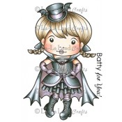 Bat Girl Marci (w/ Sentiment) Stamp